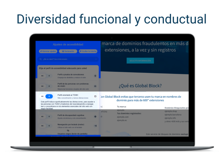 Diversidad funcional y conductual - Accesibilidad digital