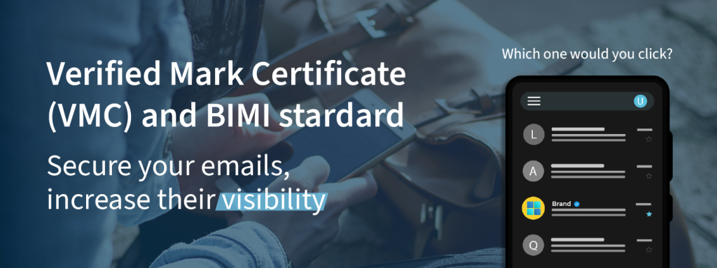 VMC certificate and BIMI stardard to verify senders